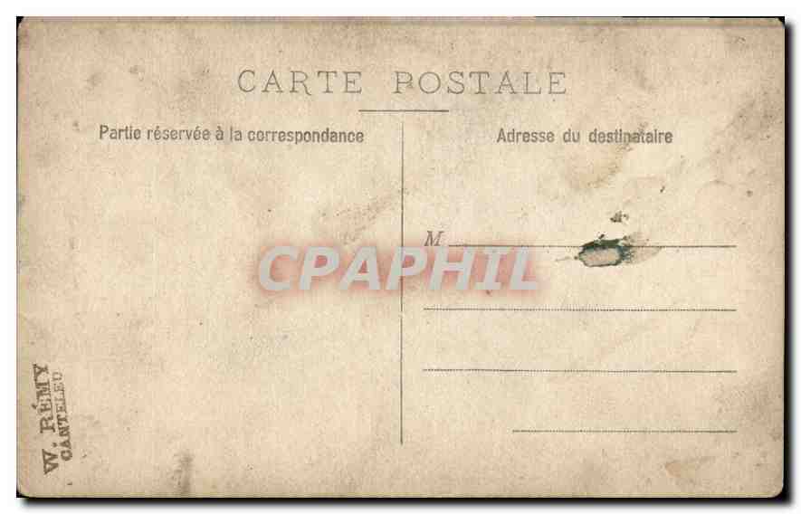CARTE PHOTO Enfants — Verso