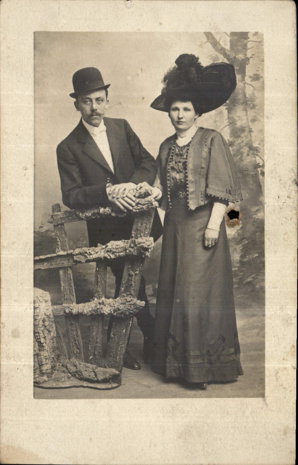 CARTE PHOTO Femme