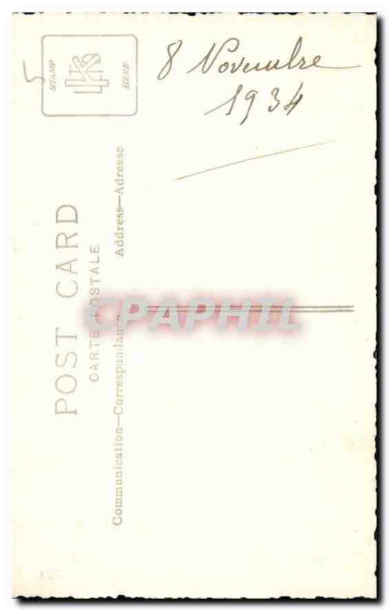 CARTE PHOTO Enfant — Verso