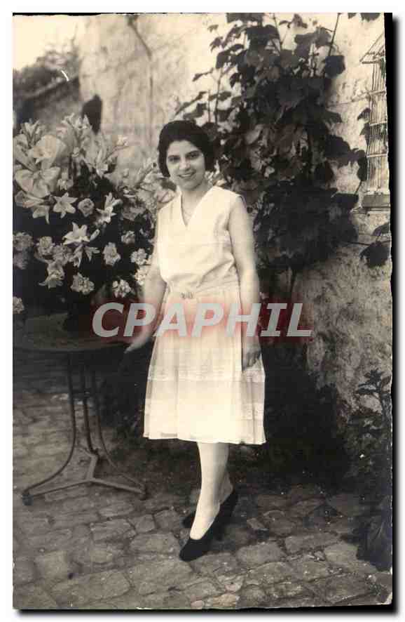CARTE PHOTO Femme