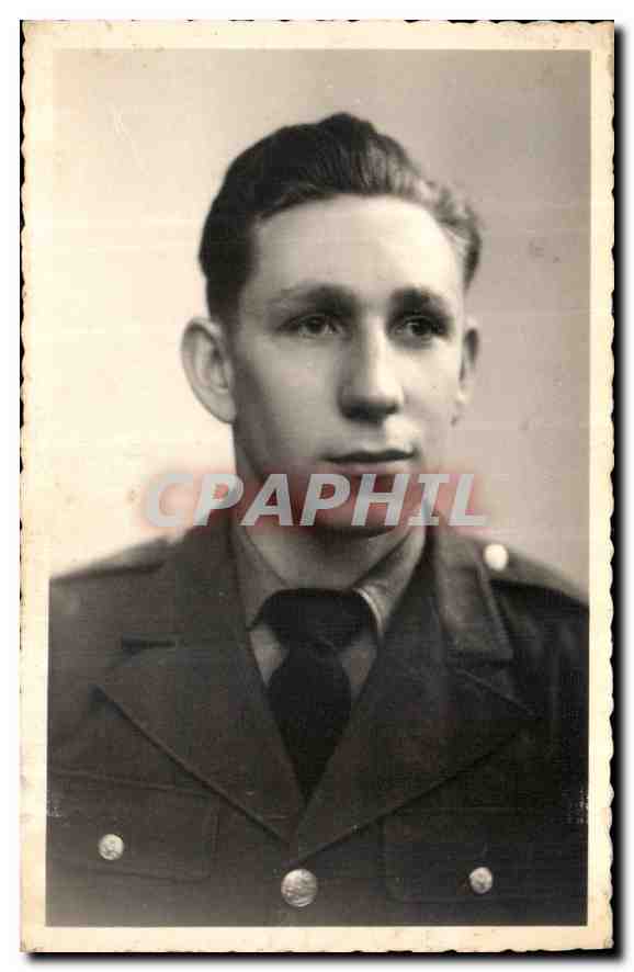 CARTE PHOTO Homme Soldat Militaria