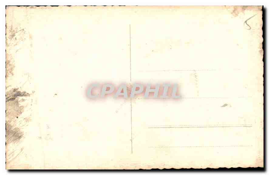 CARTE PHOTO Homme Soldat Militaria — Verso