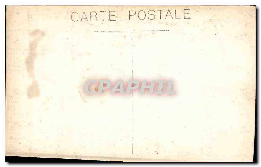 CARTE PHOTO Homme Pretre — Verso