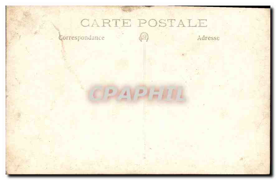 CARTE PHOTO Femme Enfant — Verso