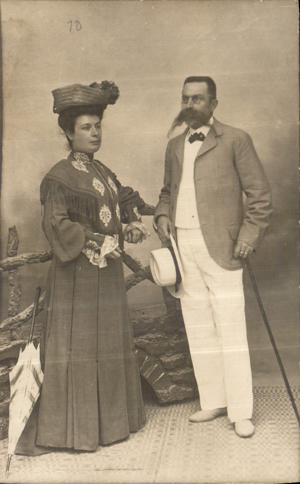 Portrait d'un couple — éditeur Partier Bidelletto, Lyon-Paris