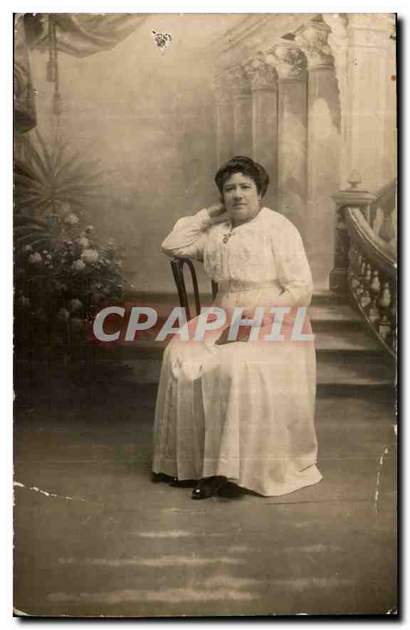 CARTE PHOTO Femme