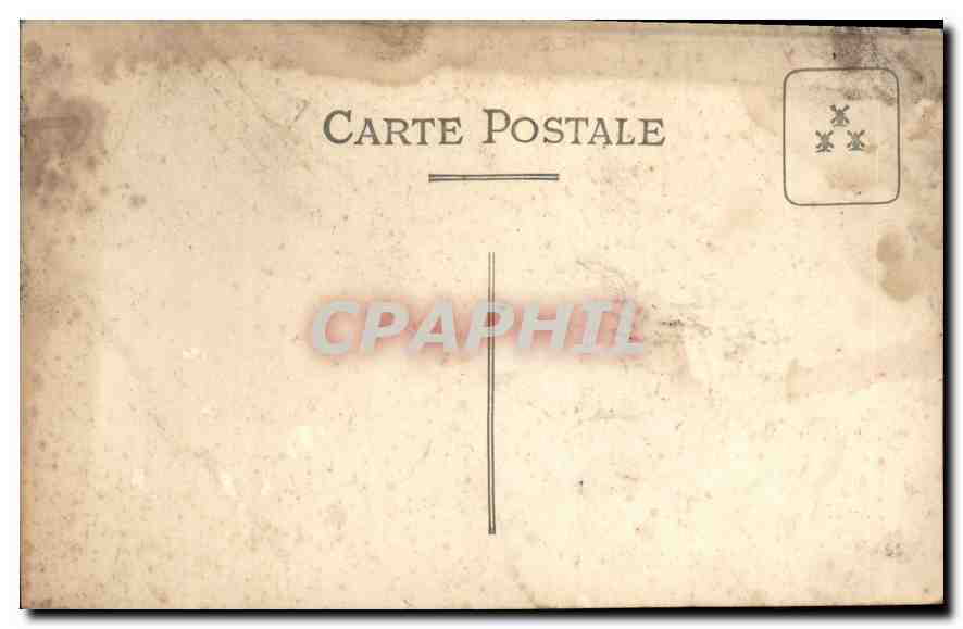 CARTE PHOTO Femme — Verso