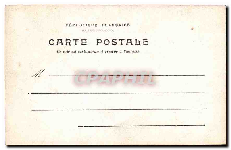 CARTE PHOTO Enfants — Verso