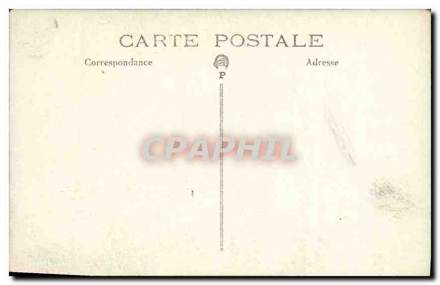 CARTE PHOTO Femme — Verso
