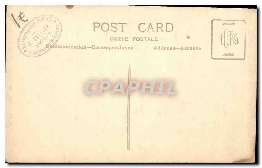 CARTE PHOTO Enfant Bebe — Rückseite