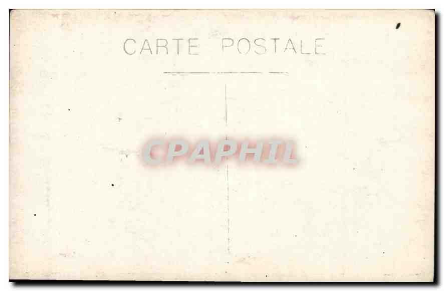 CARTE PHOTO Eglise Automobile — Rückseite