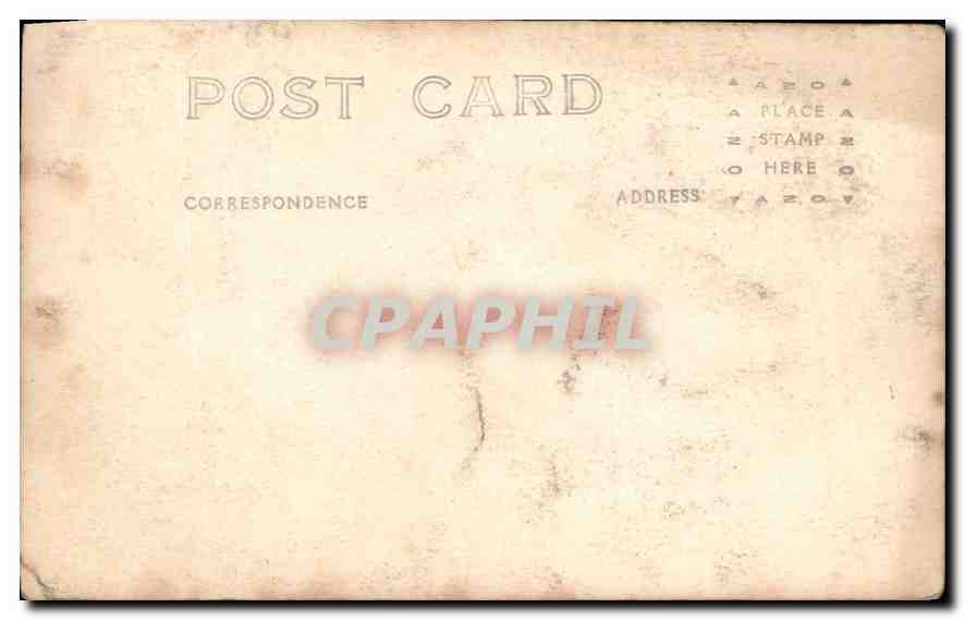 CARTE PHOTO Cascade d'eau — Rückseite