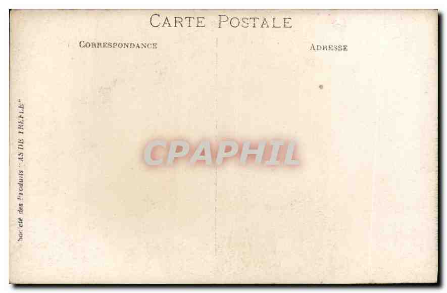CARTE PHOTO Femme — Verso
