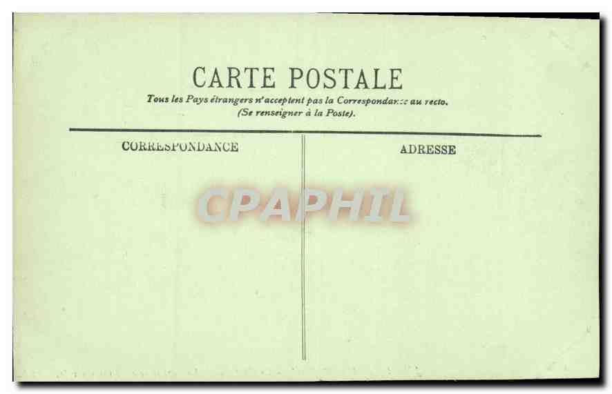 Fontainebleau — Le Château. — Le Baptistère et la Cour Ovale. — LL. — n°43 — Verso