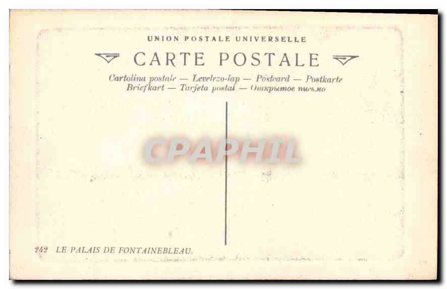 Le Palais de Fontainebleau — La Salle du Trône — éditeur L'Indépendant, n° 242 — Reverso