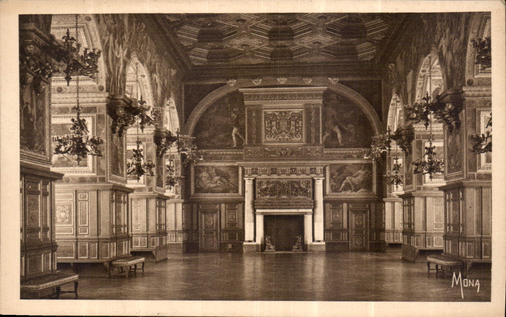 Palais de Fontainebleau — Salle de Bal d'Henri II — éditeur MONA, n° 505