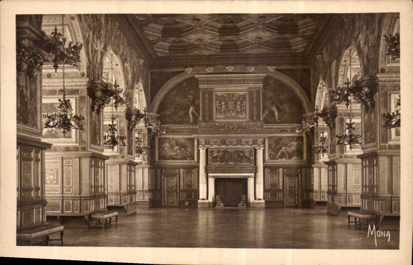 Salle de Bal du Palais Henri II — Fontainebleau — éditeur MONA, n° 505