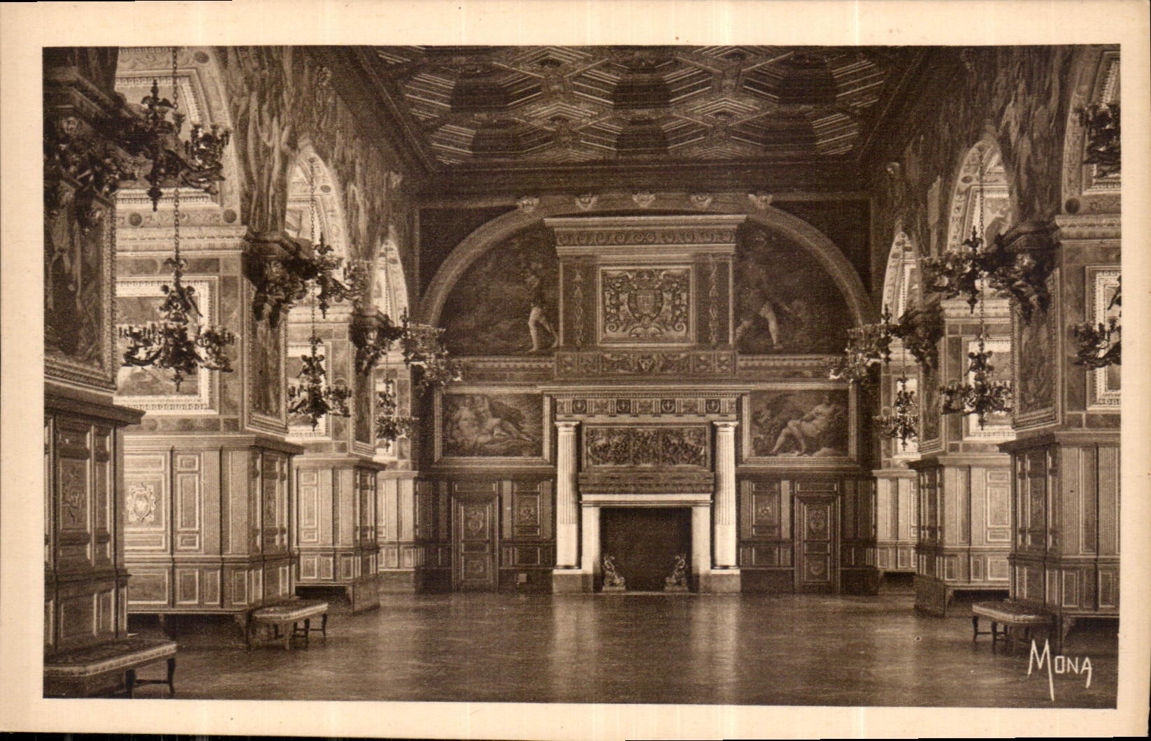 Salle de Bal du Palais Henri II — Fontainebleau — éditeur MONA, n° 505