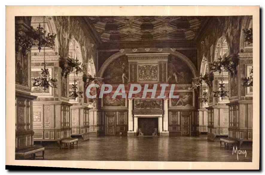 Sala da ballo del Palazzo di Fontainebleau — Galerie Henri II — editore MONA, n° 505