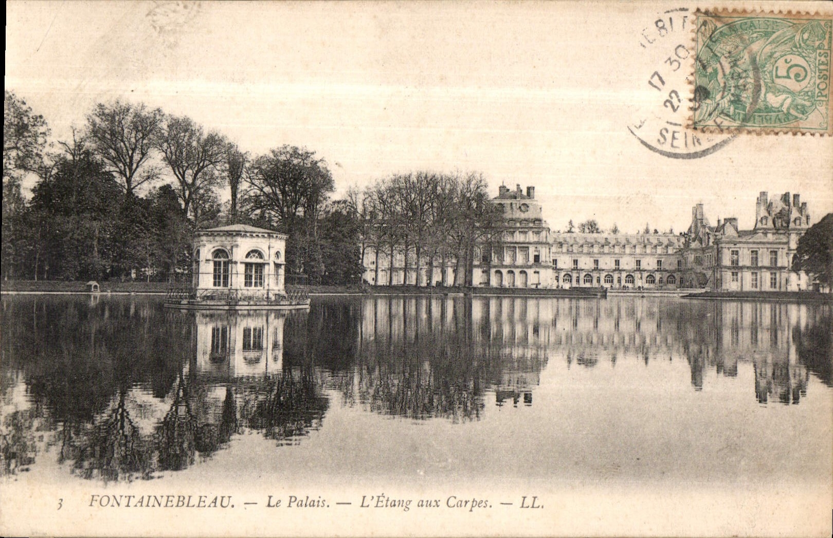 Fontainebleau — Le Palais — L'Étang aux Carpes — LL.
