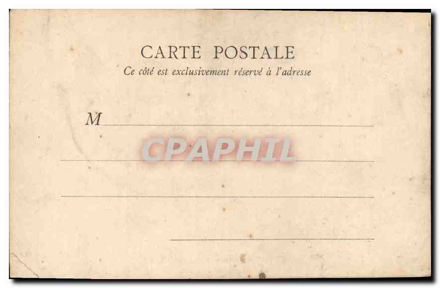 Fontainebleau — Salon Louis XIII — B. F., Paris — Verso