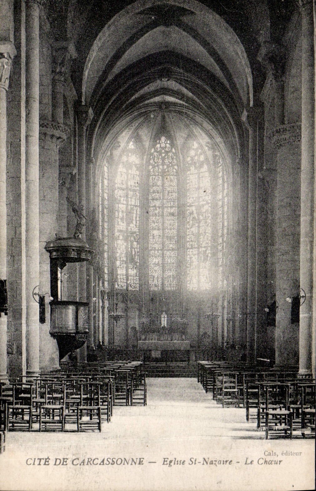 Carcassonne City — Church of Saint-Nazaire — The Choir