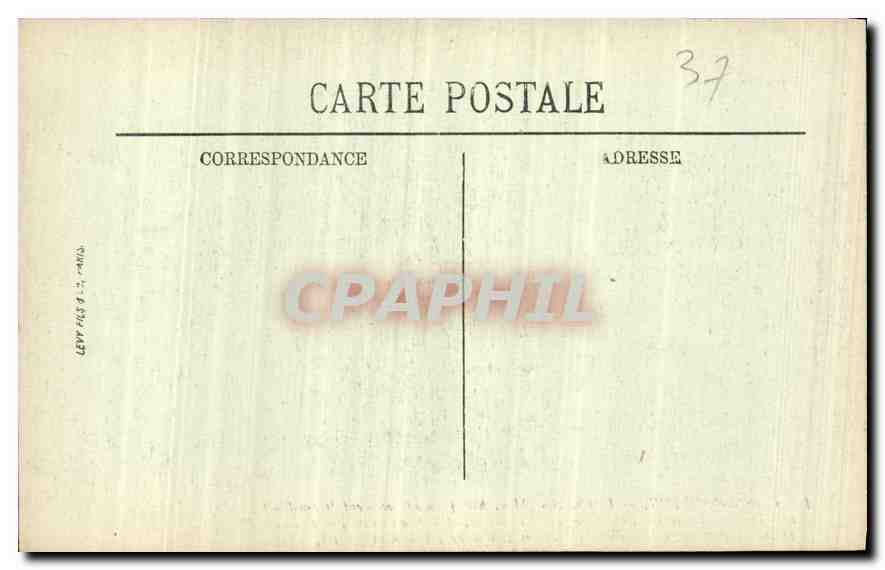 CPA Chenonceaux le Chateau Mon hist Facade occidentale construit par Thomas Bohier tresorier general — Rückseite