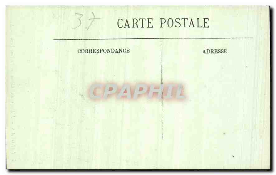 CPA Langeais l'Entree du Chateau le Pont Levis  — Verso