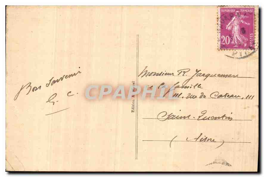 CPA Gavarnie Htes Pyr Notre Dame des Neiges  — Verso