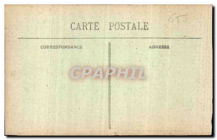 CPA Les Pyrenees Lourdes vue generale  — Verso
