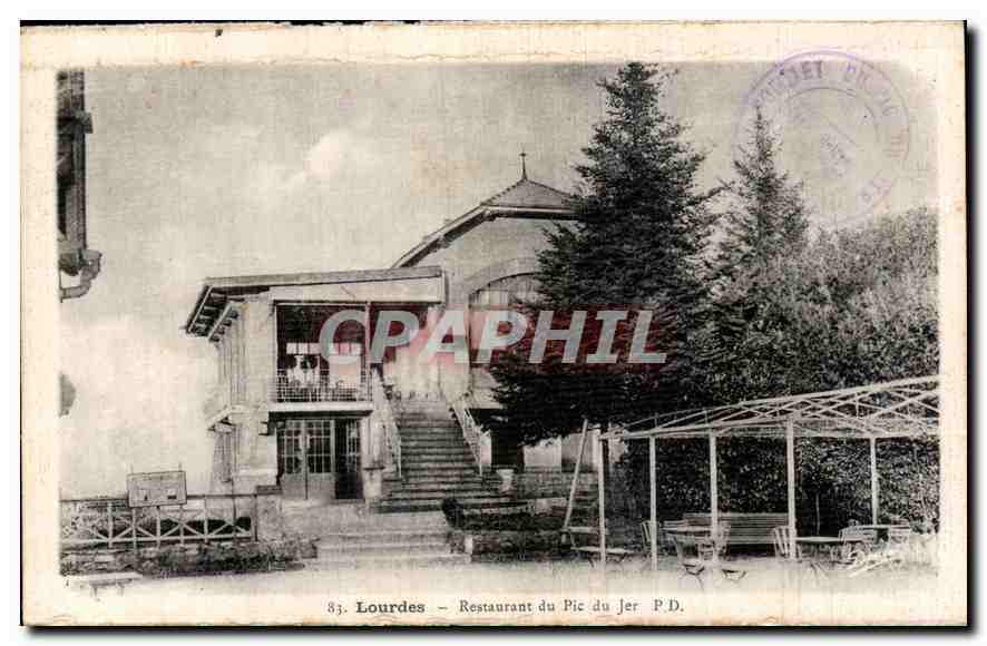 CPA Lourdes Restaurant du Pic du Jer 