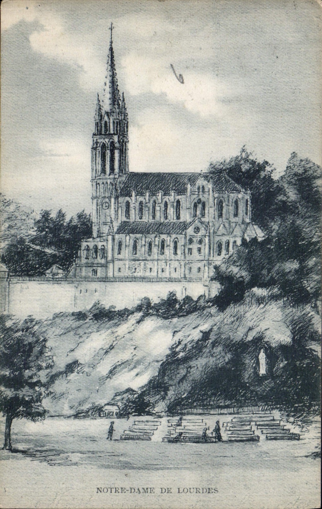CPA Notre Dame de Lourdes 