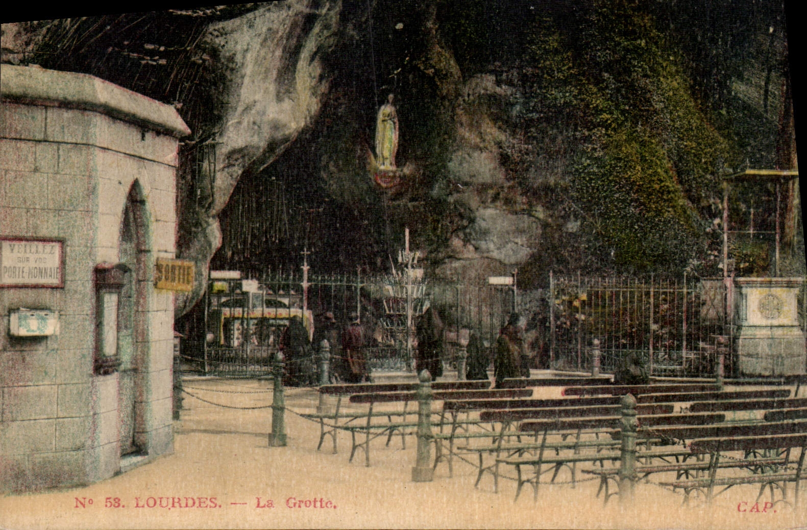 CPA Lourdes la Grotte 