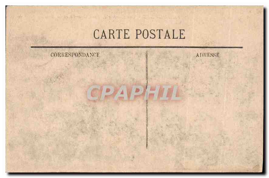 CPA Lourdes vue generale Rive Gauche et la Basilique  — Verso