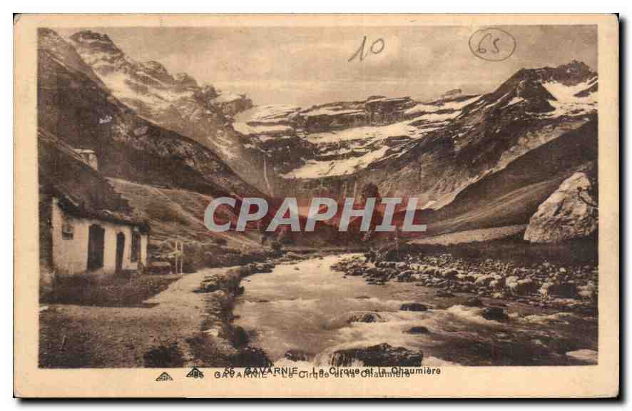 CPA Gavarnie le Cirque et la Chaumiere 