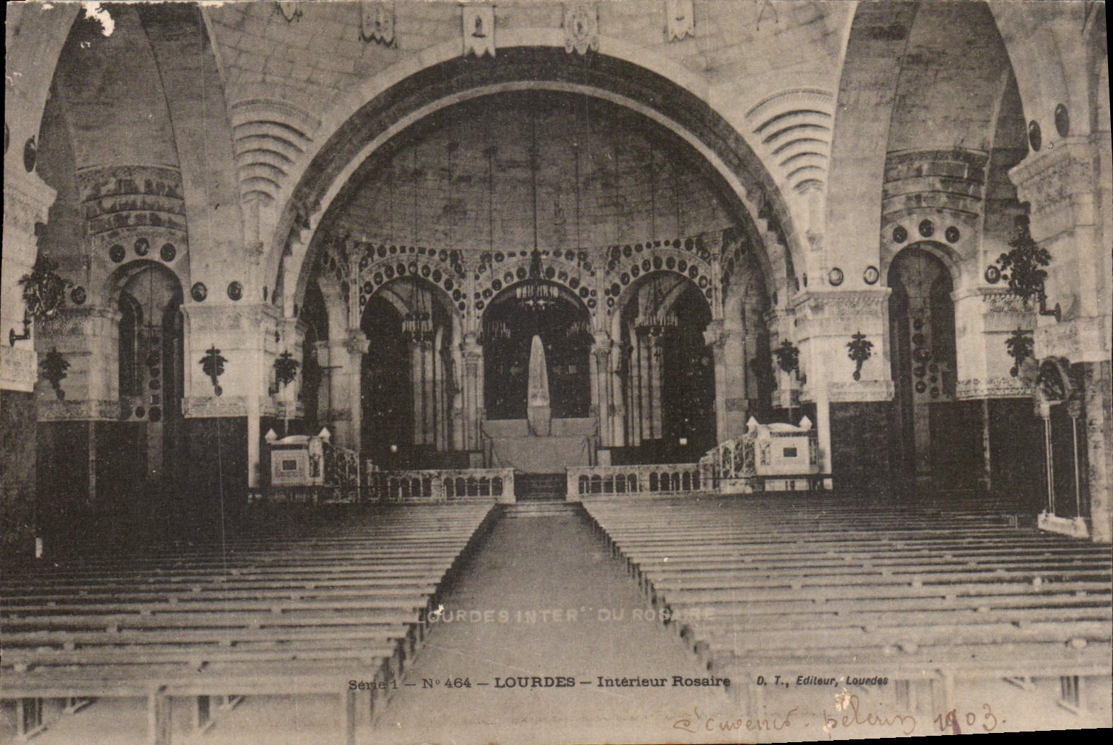 CPA Lourdes Interieur Rosoire 