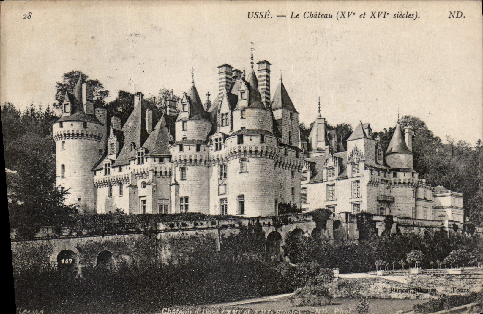 CPA Usse le Chateau Xv et XVI siecle 