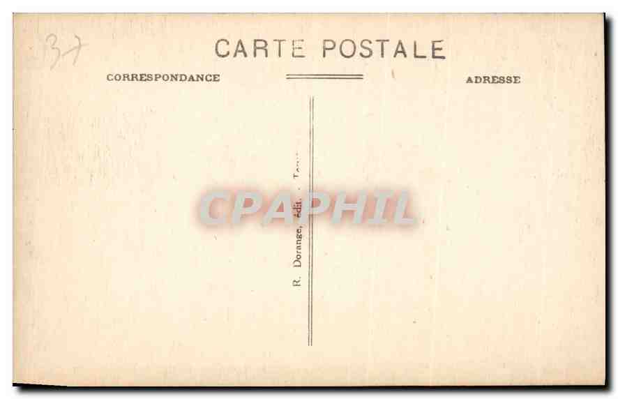CPA Azay le Rideau I et L Le Chateau La Cuisine  — Verso
