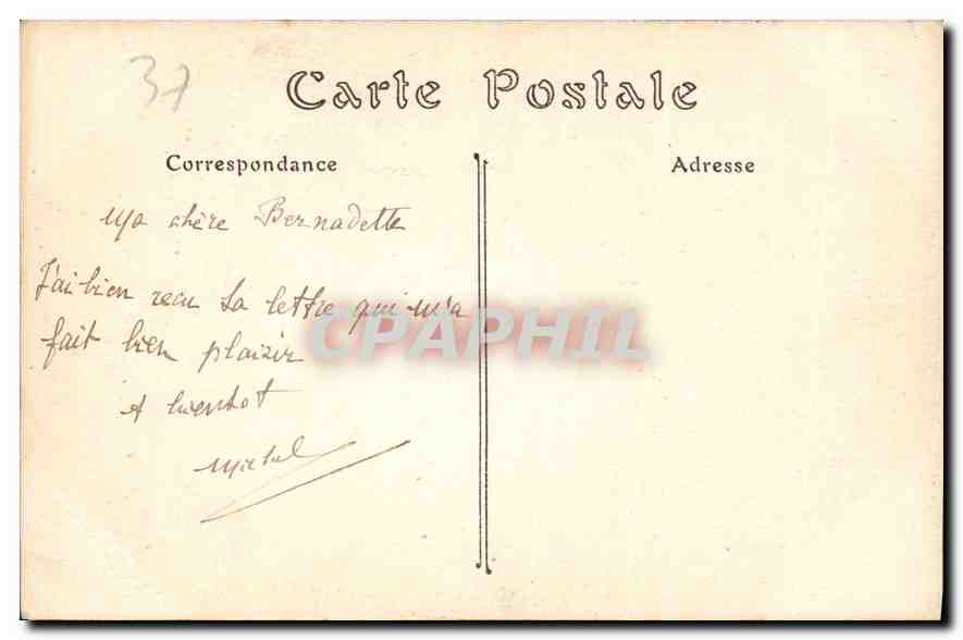 CPA Amboise Interieur de la Chapelle du Chateau  — Rückseite