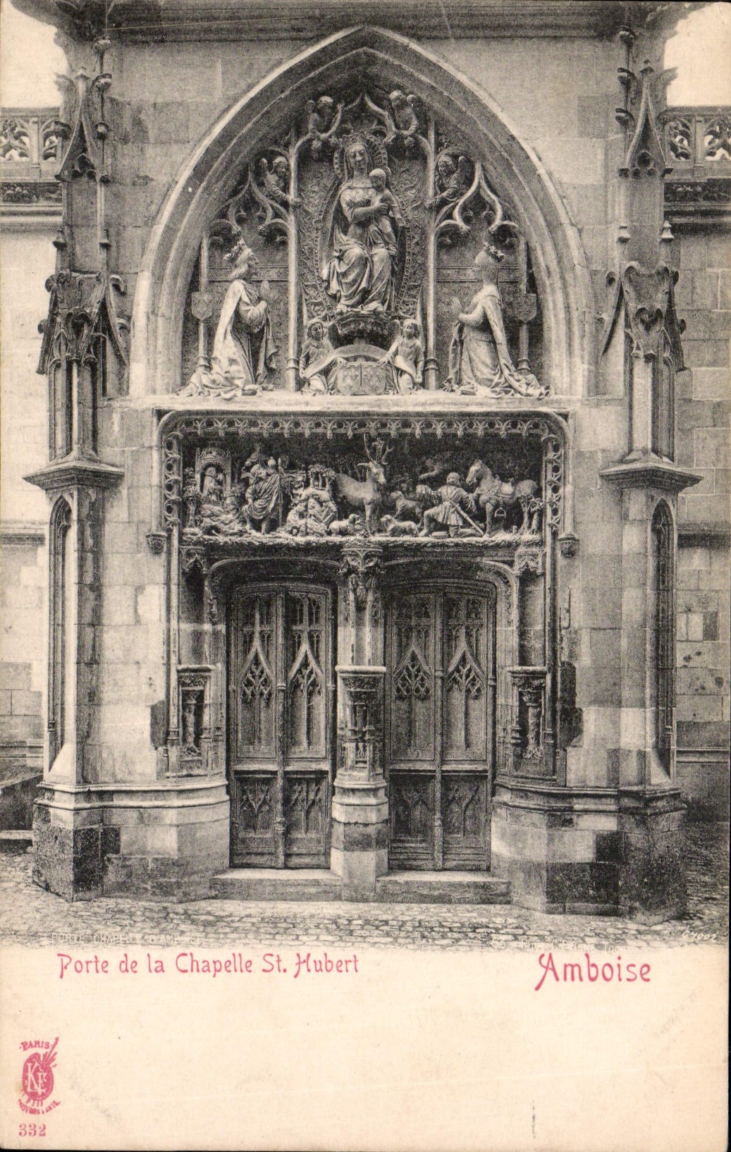 CPA Porte de la Chapelle St Hubert Amboise 