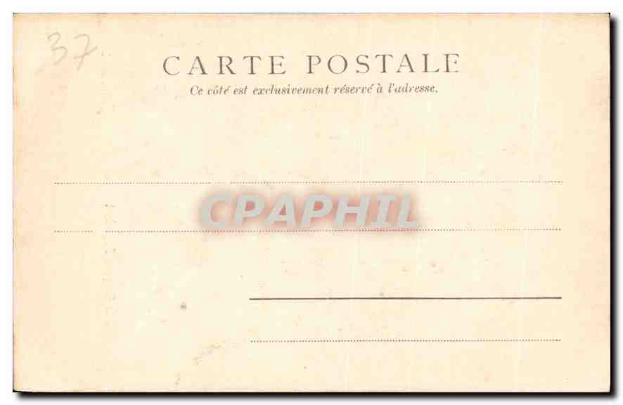 CPA Porte de la Chapelle St Hubert Amboise  — Rückseite