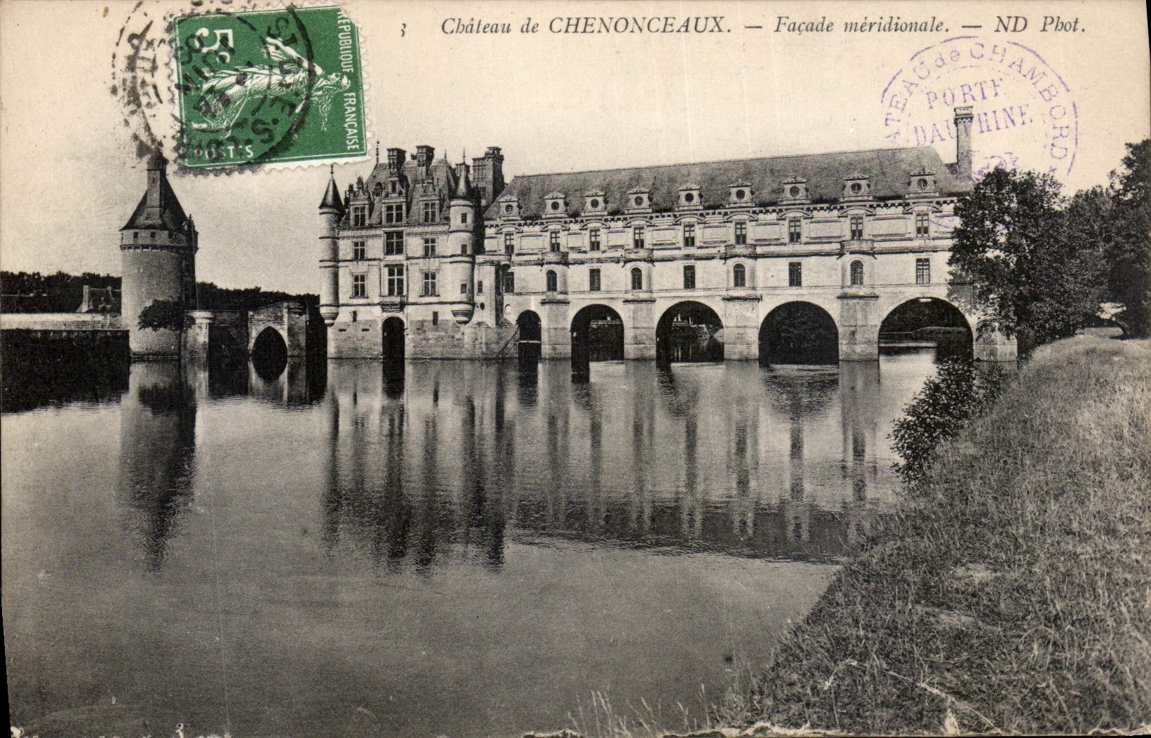 CPA Chateau de Chenonceaux Facade meridionale 