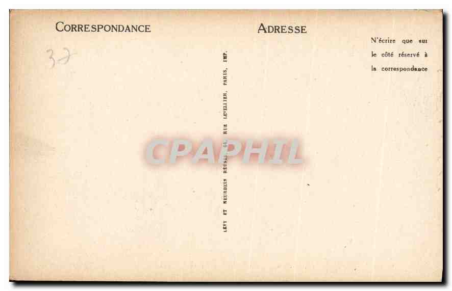 CPA Amboise Le Chateau La Salle des Etats  — Rückseite