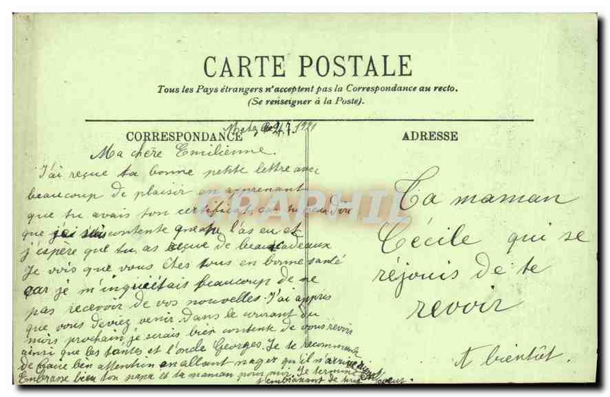 CPA Betharam 11 Station du Calvaire  — Rückseite