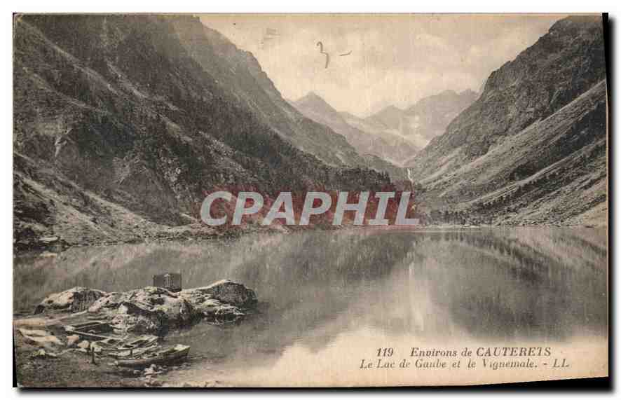 Le Lac de Gaube et le Vignemale — Environs de CAUTERETS — LL n°119