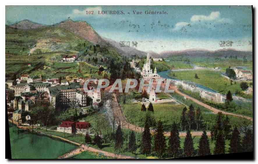CPA Lourdes Vue generale 
