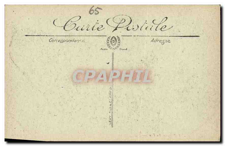 CPA Lourdes Le Lac  — Verso