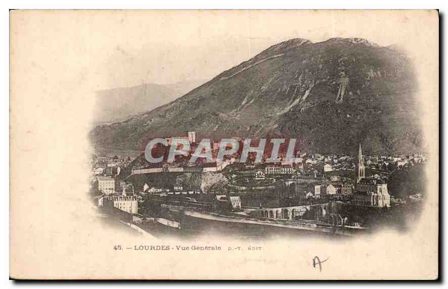 CPA Lourdes Vue generale 