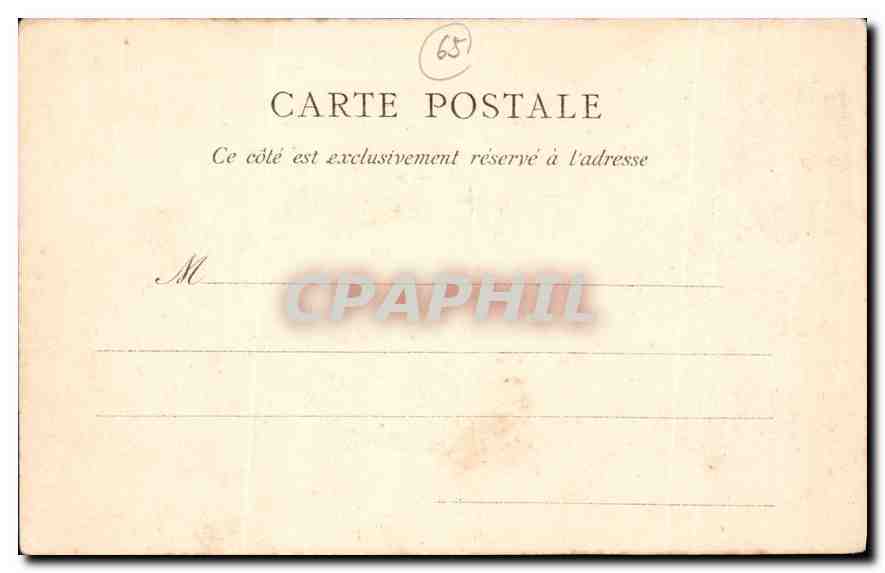 CPA Lourdes Vue generale  — Verso