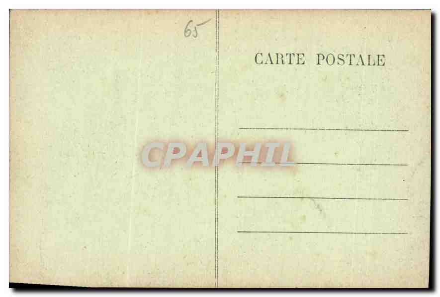 CPA Le Pyrenees Lourdes Vue generale et le Gave  — Verso